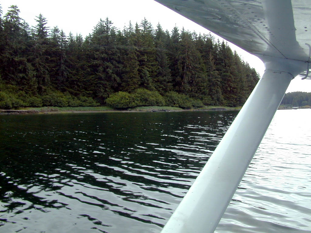 Windfall Island, Alaska from Cessna