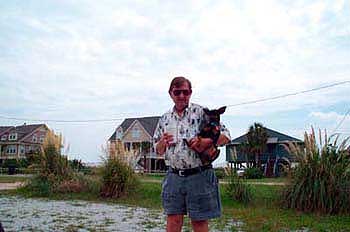 Daddy and Little Bit at Edisto