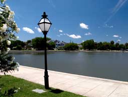 View of Colonial Lake from rental