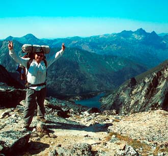 Russ atop Aasgaurd Pass