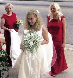 Maxine, the happy bride